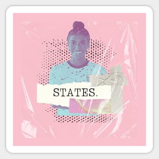 STATES Naomi Girma Soccer USA Olympics Sticker